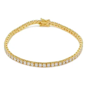 3mm Single Row Tennis Bracelet