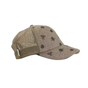 Acorn Trucker Hat - Bugs Chestnut Chambray