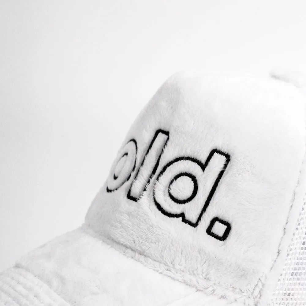 bold. Trucker Cap White