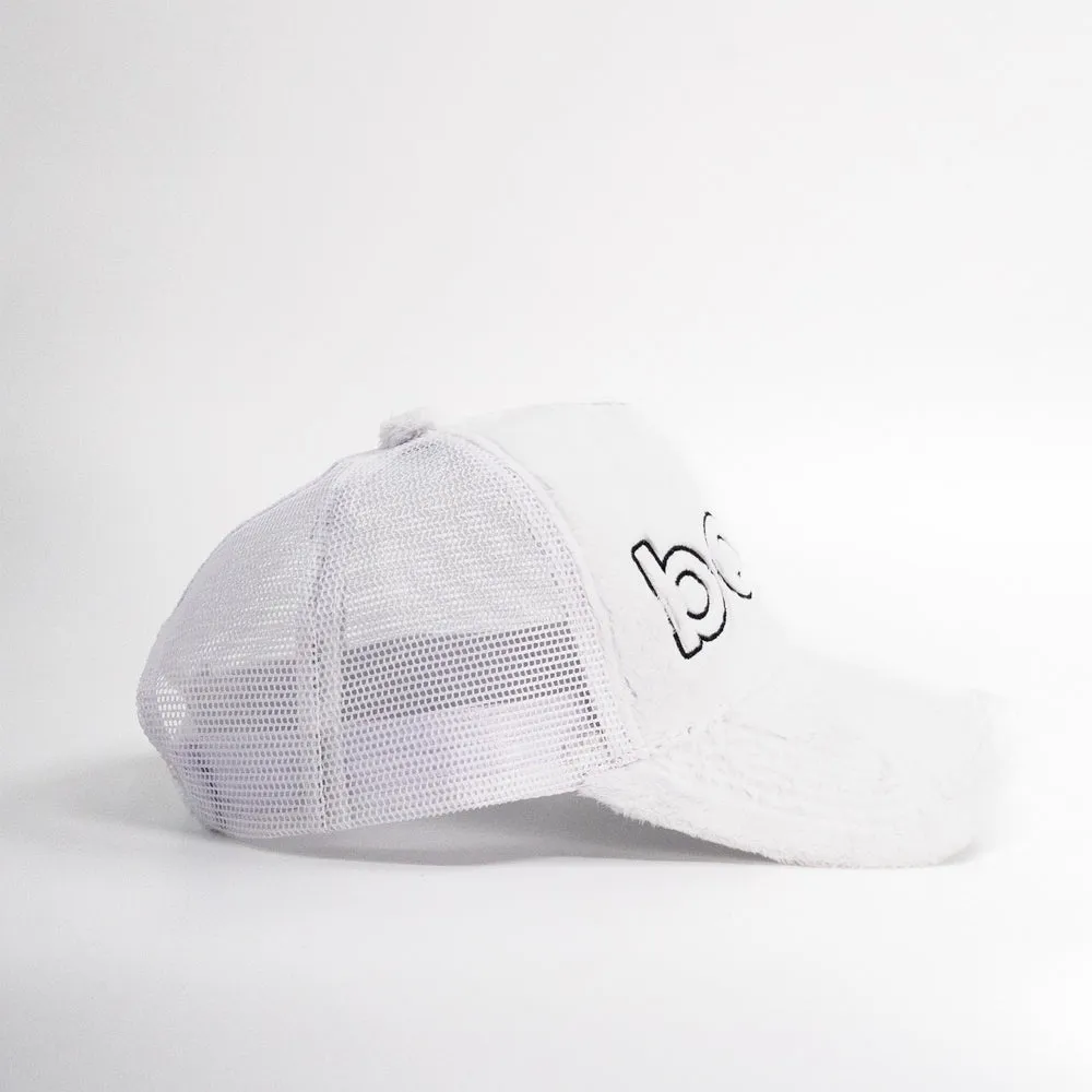 bold. Trucker Cap White