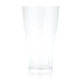 Bulk Clear 14 oz Plastic Pilsner Glasses (24 per Case)