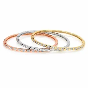 Classic Pyramid Eternity Bangle