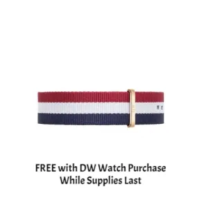 DANIEL WELLINGTON WATCH BAND NATO STRAP CAMBRIDGE 20MM