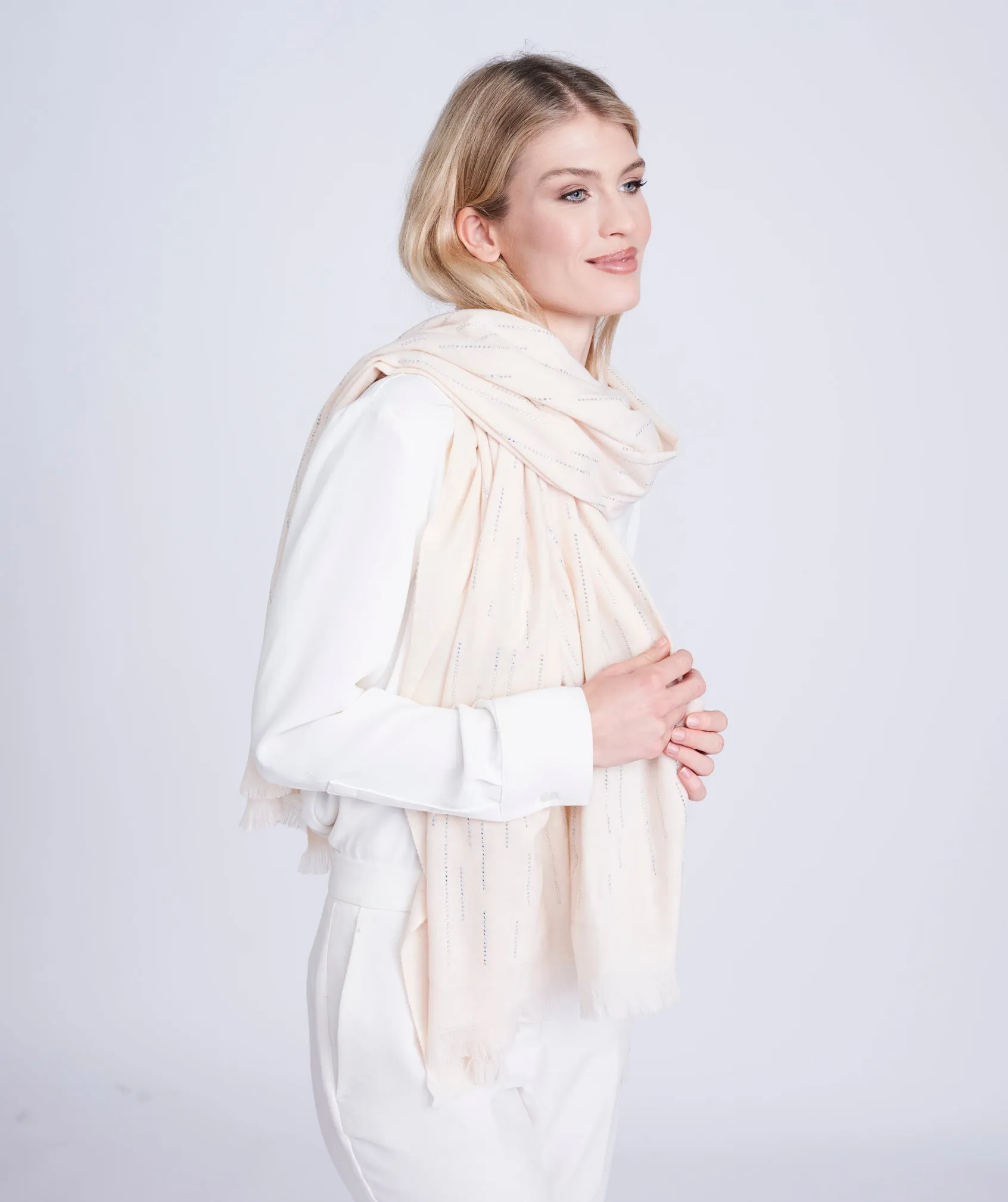 Dominique Scarf  - Cream