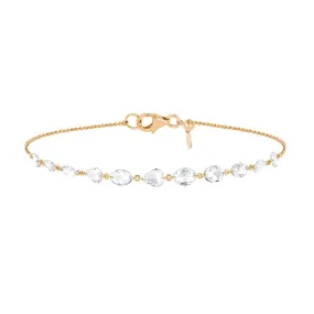 Eau de Rose Cut Multi Shape Diamond Bracelet | Ready to Ship