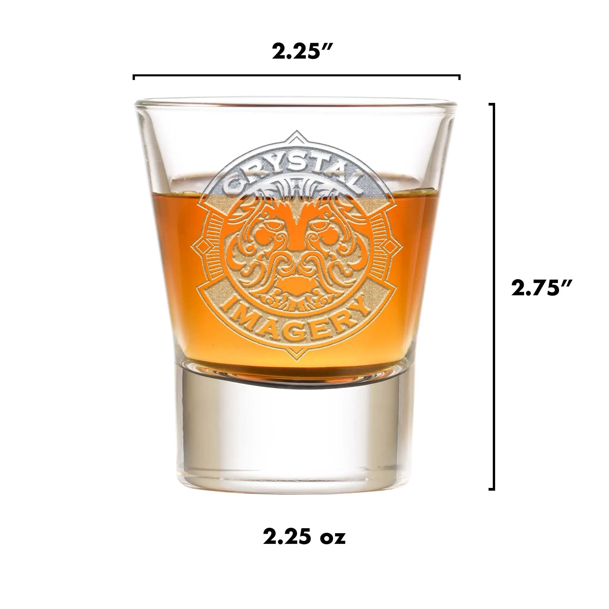 Engraved Marines Shot Glasses