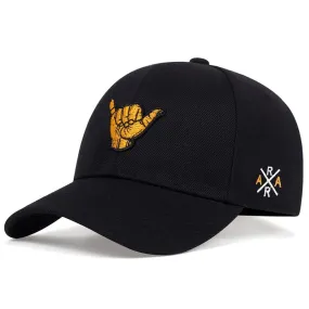 finger baseball cap outdoor sports cotton embroidery baseball cap hip hop streetwear kpop snapback hat casual