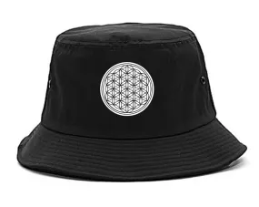 Flower Of Life Chest Mens Bucket Hat