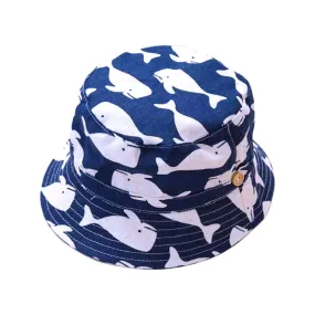 Hats - Kids Navy Whale with Toggle - 5-8yrs