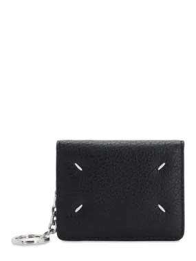 Maison Margiela   Grained leather card holder 