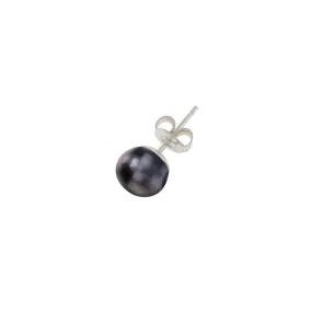 Men's Single 8mm Peacock Freshwater Pearl Stud