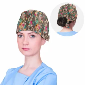 Nurse Scrub Cap Australian Kangaroos  Scrub Cap