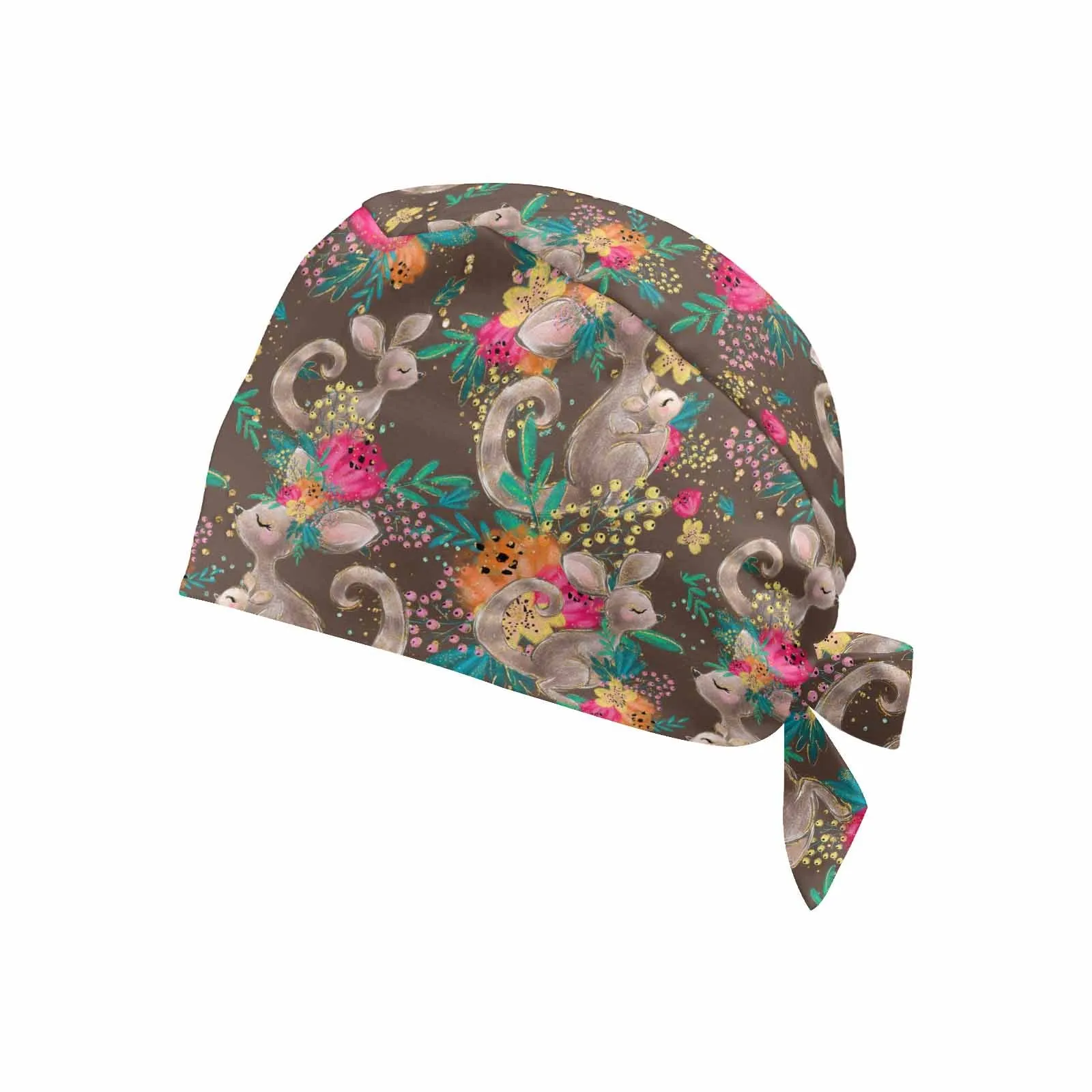 Nurse Scrub Cap Australian Kangaroos  Scrub Cap