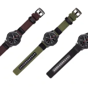 Nylon and Leather Watch Straps Compatible with Google Pixel Watch 2