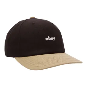 OBEY 2-TONE 6 PANEL SNAPBACK BLACK/MULTI