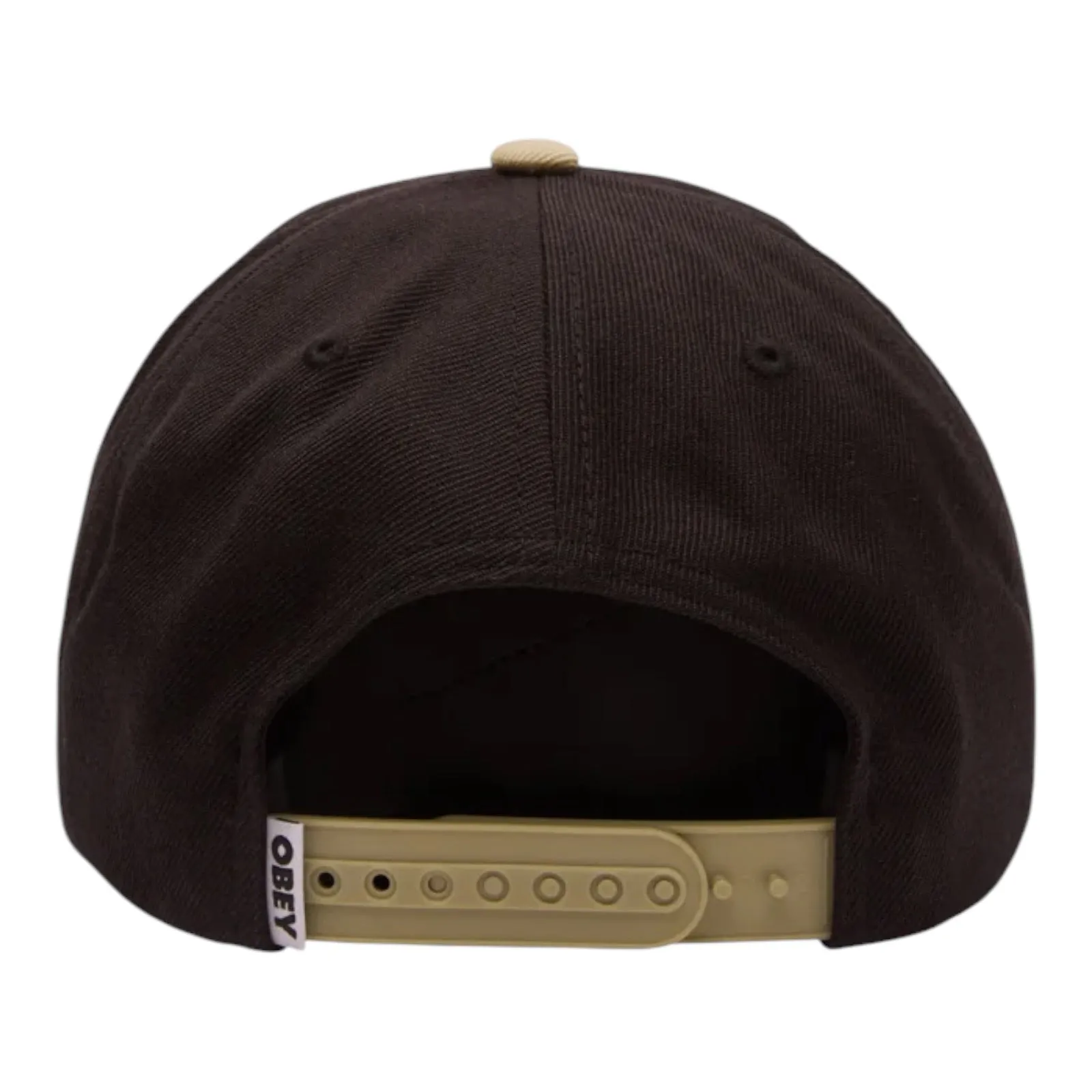 OBEY 2-TONE 6 PANEL SNAPBACK BLACK/MULTI