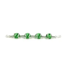 Parallel Bracelet - Crystal Green