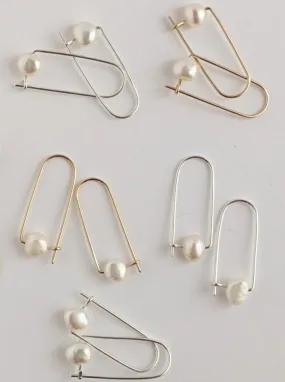 Pearl Hook Earrings