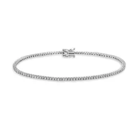 Ready to Ship Diamond Tennis Bracelet (1.00 ct.) 1.7 mm 4-Prongs Setting in 14K Gold