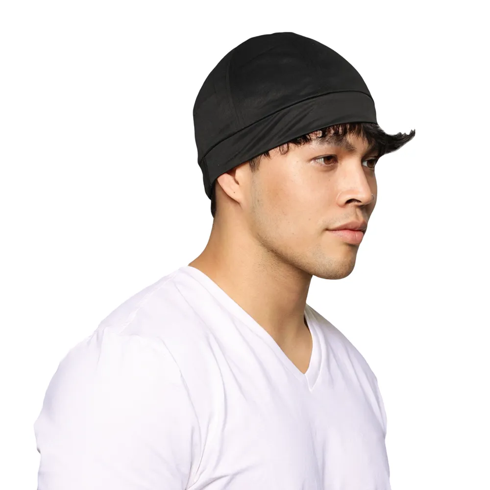 Satin-Lined, Unisex Sleep Cap, Adjustable Wave Cap