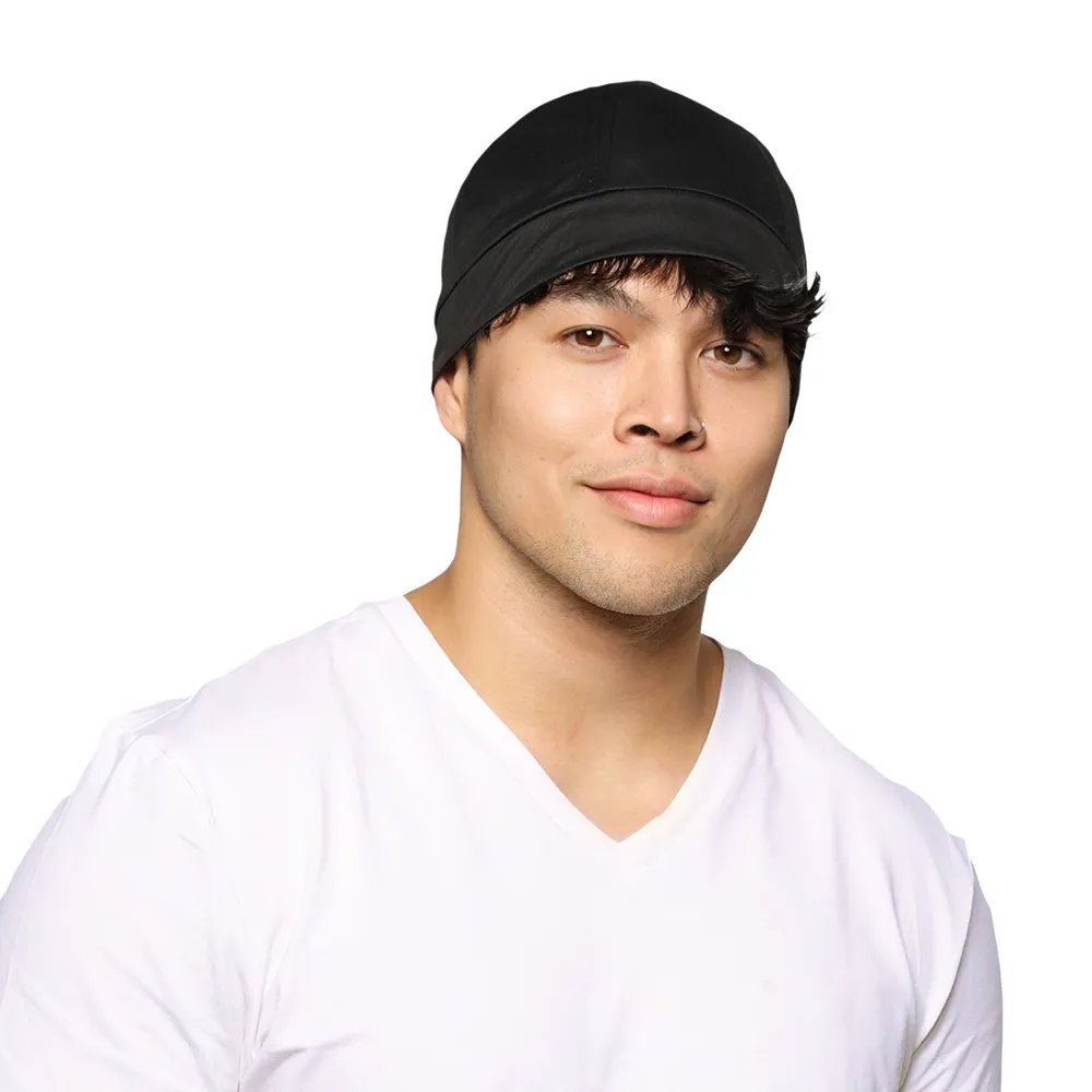 Satin-Lined, Unisex Sleep Cap, Adjustable Wave Cap