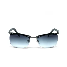 //Style 333 // X-Static 2001 Thin Wraparound Sunglasses - Dark