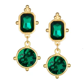 Susan Shaw Cosmopolitan Earrings - Evergreen