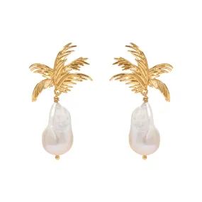 Yasmine Pearl Drop Earrings